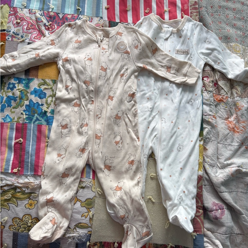 Disney Baby Organic Cotton Onesie with Bear Print
